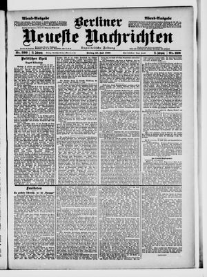 Berliner Neueste Nachrichten vom 15.07.1898