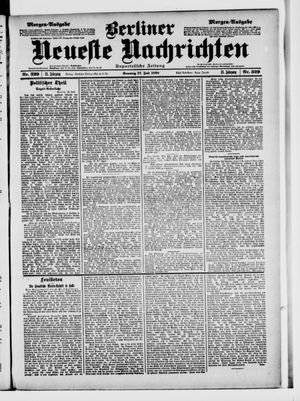 Berliner Neueste Nachrichten on Jul 17, 1898