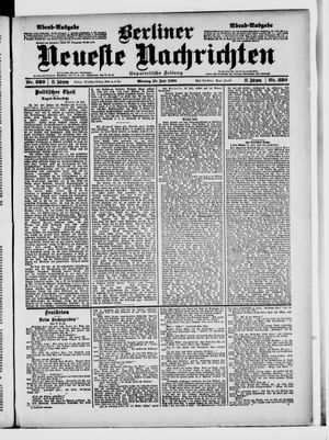 Berliner Neueste Nachrichten vom 18.07.1898