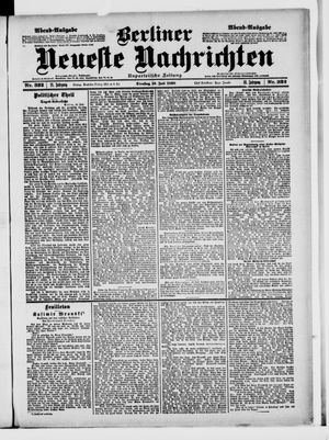 Berliner Neueste Nachrichten vom 19.07.1898