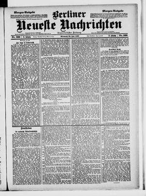 Berliner Neueste Nachrichten vom 20.07.1898
