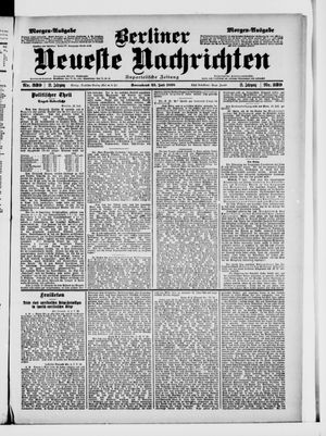 Berliner Neueste Nachrichten vom 23.07.1898