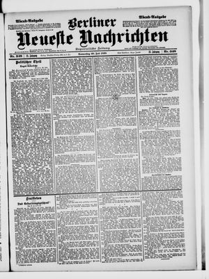 Berliner Neueste Nachrichten vom 28.07.1898