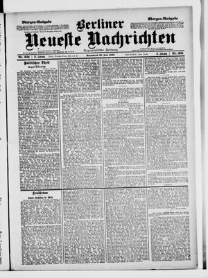 Berliner Neueste Nachrichten vom 30.07.1898