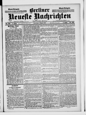 Berliner Neueste Nachrichten vom 04.08.1898