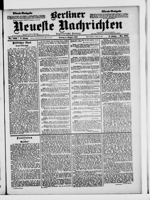 Berliner Neueste Nachrichten vom 05.08.1898