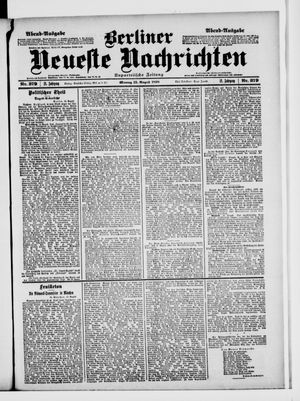 Berliner Neueste Nachrichten on Aug 15, 1898