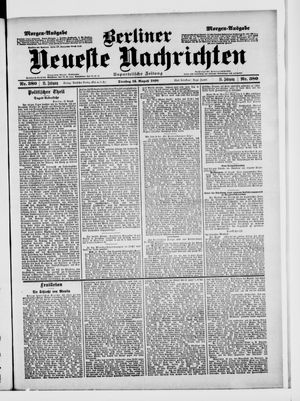 Berliner Neueste Nachrichten vom 16.08.1898