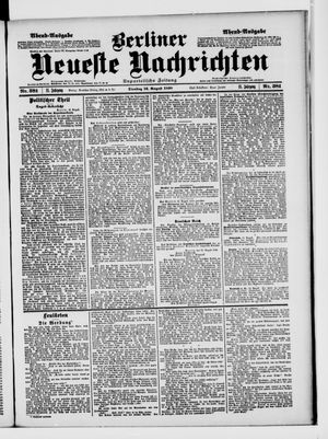 Berliner Neueste Nachrichten vom 16.08.1898