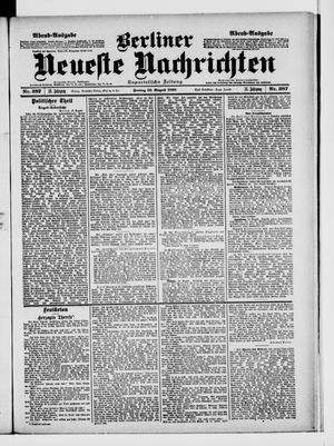 Berliner Neueste Nachrichten vom 19.08.1898