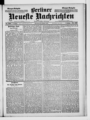 Berliner Neueste Nachrichten vom 20.08.1898