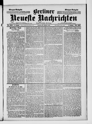 Berliner Neueste Nachrichten vom 23.08.1898