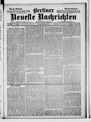 Berliner Neueste Nachrichten vom 26.08.1898