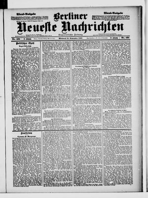 Berliner Neueste Nachrichten vom 14.09.1898