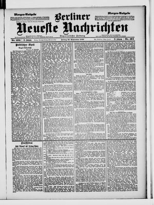 Berliner Neueste Nachrichten vom 16.09.1898