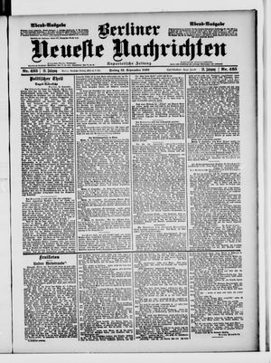 Berliner Neueste Nachrichten vom 16.09.1898