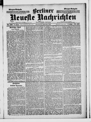 Berliner Neueste Nachrichten on Sep 17, 1898