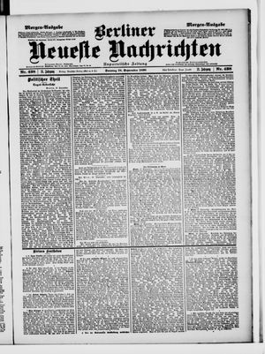 Berliner Neueste Nachrichten vom 18.09.1898