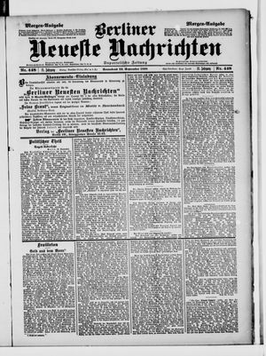 Berliner Neueste Nachrichten vom 24.09.1898