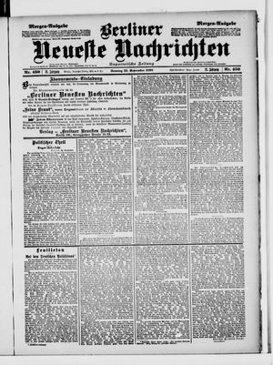 Berliner Neueste Nachrichten on Sep 25, 1898