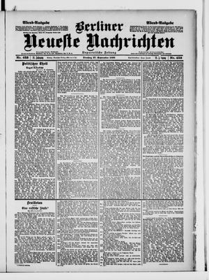 Berliner Neueste Nachrichten vom 27.09.1898