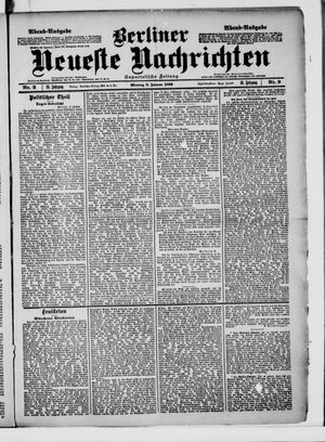 Berliner Neueste Nachrichten on Jan 2, 1899