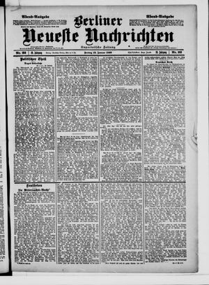 Berliner neueste Nachrichten vom 13.01.1899