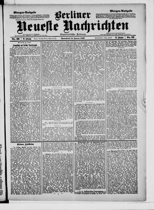 Berliner neueste Nachrichten vom 14.01.1899