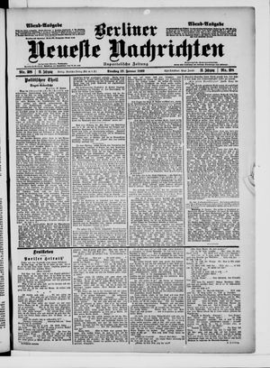 Berliner Neueste Nachrichten vom 17.01.1899