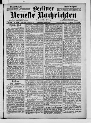 Berliner Neueste Nachrichten vom 21.01.1899