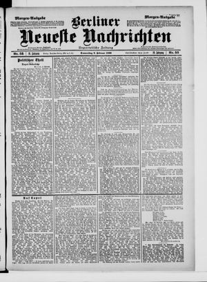 Berliner Neueste Nachrichten vom 02.02.1899