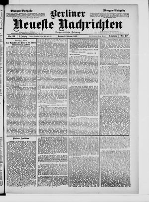 Berliner neueste Nachrichten on Feb 3, 1899