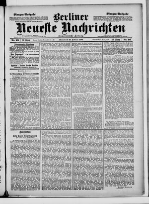 Berliner neueste Nachrichten vom 25.02.1899