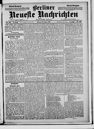 Berliner Neueste Nachrichten vom 27.02.1899