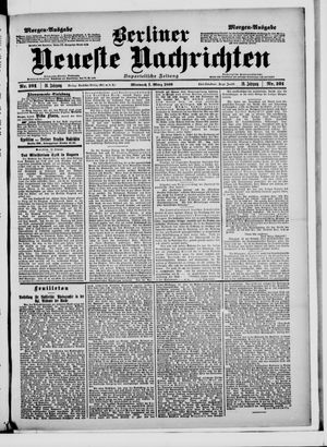Berliner neueste Nachrichten on Mar 1, 1899