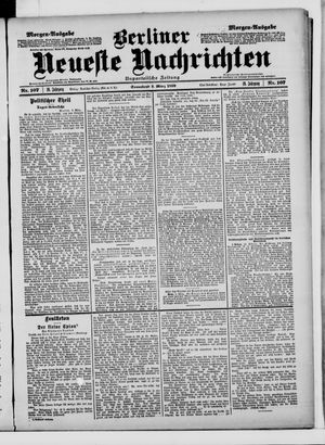 Berliner neueste Nachrichten vom 04.03.1899