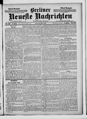 Berliner Neueste Nachrichten vom 10.03.1899
