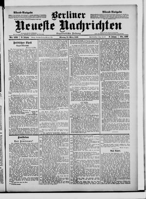 Berliner Neueste Nachrichten vom 13.03.1899