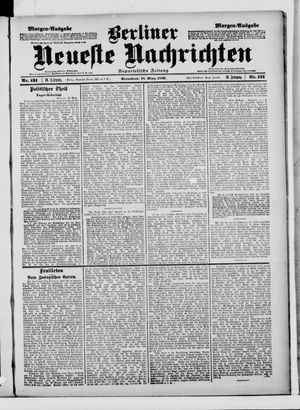 Berliner neueste Nachrichten vom 18.03.1899