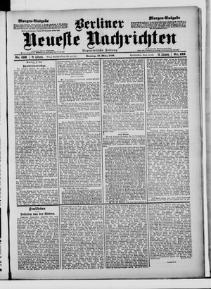 Berliner neueste Nachrichten vom 19.03.1899