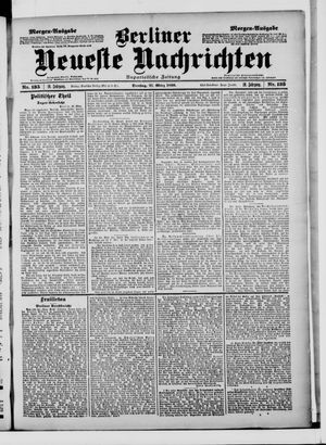 Berliner neueste Nachrichten vom 21.03.1899