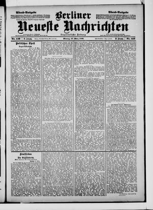 Berliner neueste Nachrichten vom 27.03.1899