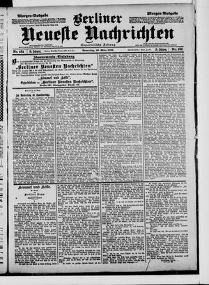 Berliner neueste Nachrichten vom 30.03.1899