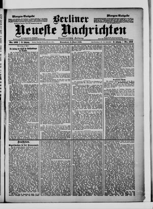 Berliner neueste Nachrichten vom 08.04.1899