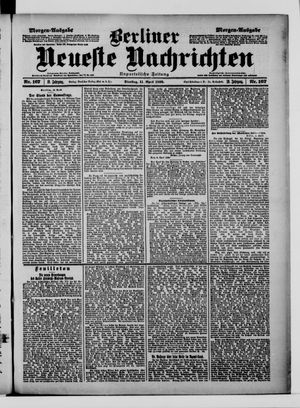 Berliner Neueste Nachrichten on Apr 11, 1899