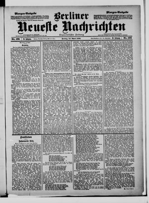 Berliner Neueste Nachrichten vom 14.04.1899
