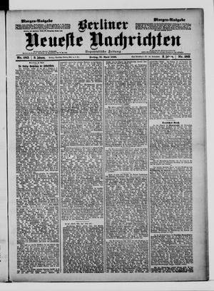 Berliner Neueste Nachrichten on Apr 21, 1899