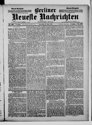 Berliner neueste Nachrichten on Apr 27, 1899