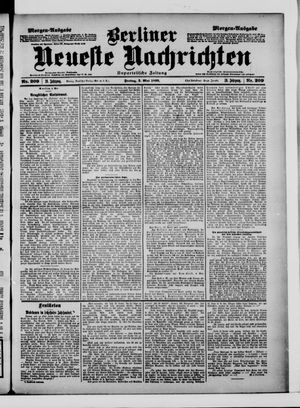 Berliner neueste Nachrichten vom 05.05.1899
