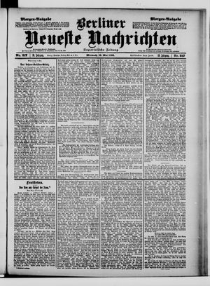 Berliner neueste Nachrichten vom 10.05.1899